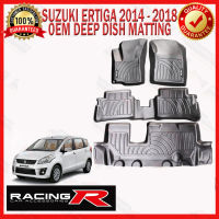 Suzuki Ertiga 2014ถึง2018 OEM จานลึกปูชั้นวัสดุที่มีคุณภาพสูง TPE (อุปกรณ์ตกแต่งภายในรถยนต์) 2015 2016 2017