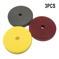 3Pcs 7นิ้ว Self-Adhesive ประเภทเครื่องบดแผ่นขัด Buffing Pad Backing Pad สำหรับรถบัฟเฟอร์ Polisher Compsounding และแว็กซ์