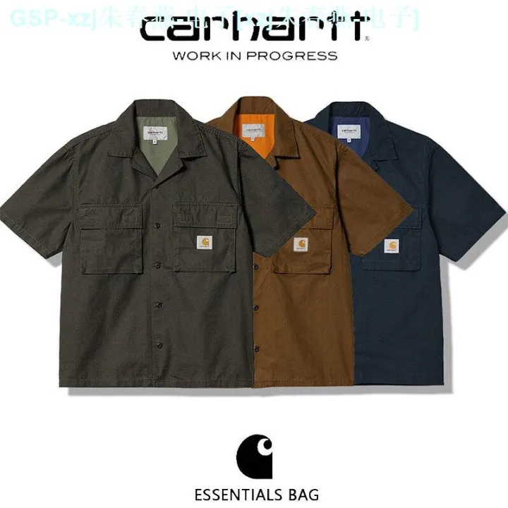 carhartt-carhartt-carhartt-wynton-เสื้อแขนสั้นสองตัว22กระเป๋า-ss-tooling-ชายแขนสั้น030456ฤดูร้อน-i-แขนสั้น