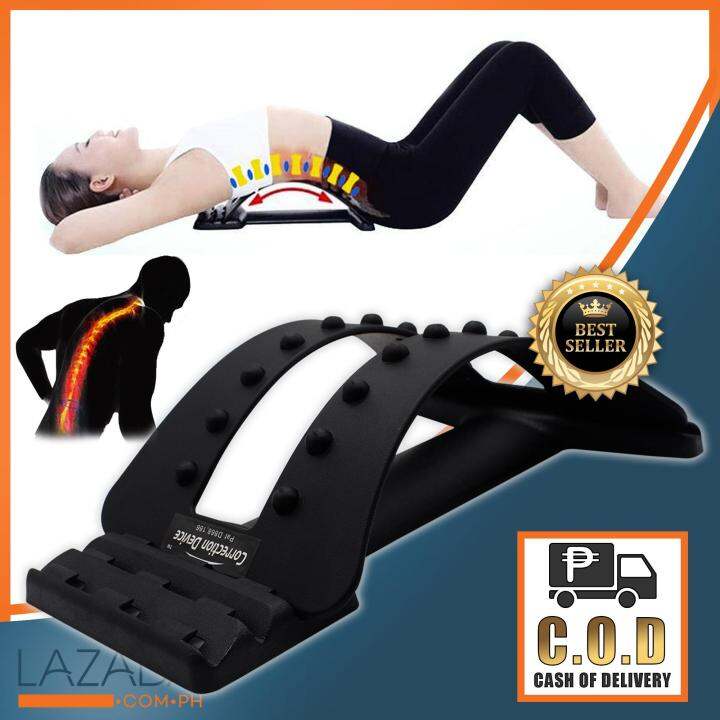 Magic Back Support Pressure Points Lumbar Traction Orthotic Stretcher ...