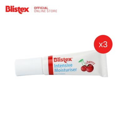 (แพ็ค 3) Blistex Intensive Moisturizer Cherry SPF15 - ลิปบาล์มกลิ่นเชอร์รี่ เติมความชุ่มชื้น ลดความหมองคล้ำ บลิสเทค