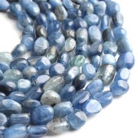 6-8mm Irregular Natural Genuine Blue Kyanite Stone Beads Loose Spacer Beads For DIY Jewelry Making Bracelet Necklace 15