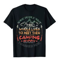 Camping Buddy Campers Lover Couple Tee Shirt Camp Vacation T-Shirt Geek Mens T Shirts Discount Cotton Tops &amp; Tees Comfortable