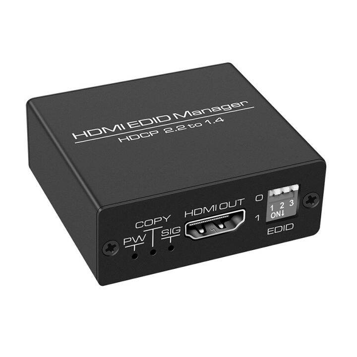 hdmi-edid-manager-emulator-ตัวแปลง2-2-hdcp-4k-60hz-เป็น1-4ตัวแปลง-hdmi-edid-ปัญหา2-0-hdmi-18gbps-cec-pass-through