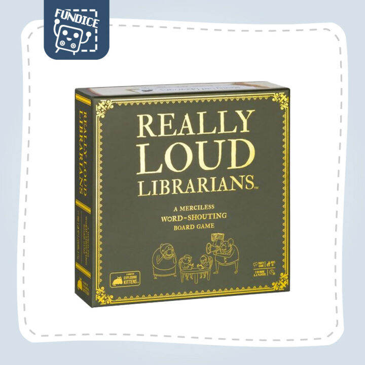 Fun dice exploding kittens really loud librarians board game lazada