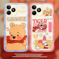 เคสโทรศัพท์ Realme C51 2023ล่าสุดลายตัวการ์ตูนน่ารักทิกเกอร์แบร์เนื้อกันกระแทกซิลิโคนนิ่มโปร่งใสเคสOPPO Realme C51เคสโทรศัพท์คลาสสิก