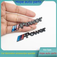 New upgrade 2Pcs / set M power logo Car Sticker Fender Side badge decal rear Trunk emblem for BMW M 1 3 4 5 6 7 M3 M5 M6 x1 x3 auto Decoration