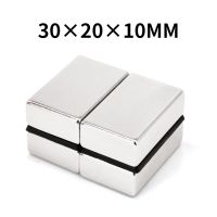 Square Strong Magnet 30x20x10mm NdFeB Magnetic Steel 30x20x10mm Powerful Rare Earth Permanent For DIY