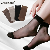 10 Pairs Women Ultra Thin Elastic Silk Ankle Socks y Ladies Girl Low Cut Short Stock Thick Silk Soft Thick Meias Dropshipping