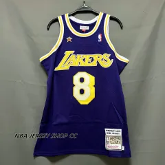 M&N 96-97 Lakers SW Purple 8# Bryant