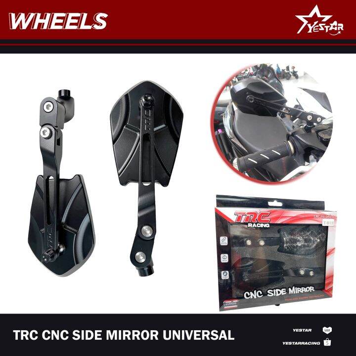 Yestar Racing CNC Side Mirror Stem Mount Adjustable Universal LTO