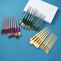 ∋▪ Sijiqing 13 makeup brush set fiber fur the wizard of oz color powder cheek is red brush beauty makeup tools