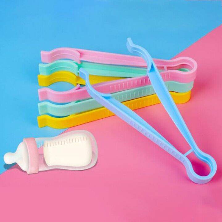 Baby Feeding Bottle Tong Clips Anti Slip Nipple Teat Disinfect