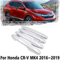 ฝาครอบมือจับประตูโครเมี่ยมหรูหราสำหรับ Honda MK4 RW1 RW6 RT5 2016 ~ 2019สติกเกอร์อุปกรณ์เสริมในรถยนต์