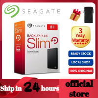 Seagate 1TB 2TB Backup Plus Slim External HDD USB 3.0ฮาร์ดไดรฟ์ภายนอกถูกกฎหมาย Opisyal Na Diskwento