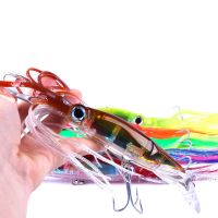 1pcs Hard Fishing Lure Fish Bait 40g 14cm Squid High Carbon Steel Hook Octopus Crank Luya Big Game for Artificial Tuna Sea ToolLures Baits