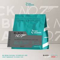 Two Thunder Coffee เมล็ดกาแฟคั่วกลาง Black No 7 250 กรัม