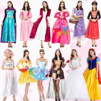 Halloween fairy tale princess queen cos Snow White Sleeping Beauty Frozen Aisha Anna Queen Costume