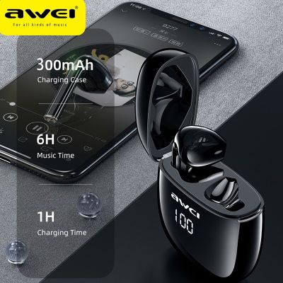 ZZOOI Awei T28Pro/T28/T28P TWS Wireless Bluetooth Earphone In-ear Headset Bass Headphones Mini Earbuds With Mic RGB Gaming Earphones