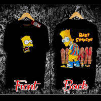 【Hot】 Anime Shirt Simpson Pattern Printed Round Neck T-shirt Unisex Cotton Oversize T-shirt