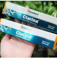 Himalaya Clarina Anti-Acne Cream 30 g.ครีมแต้มสิวอักเสบ เเละยับยั้งเชื้อเเบคทีเรียที่ก่อให้เกิดสิว