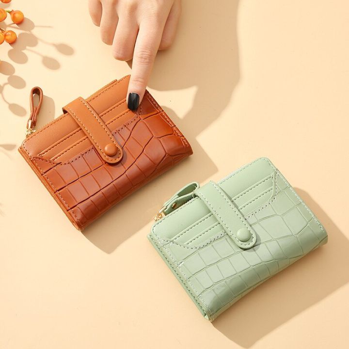 Women Short Wallet Luxury Large Capacity Small Coin Purse Bag For