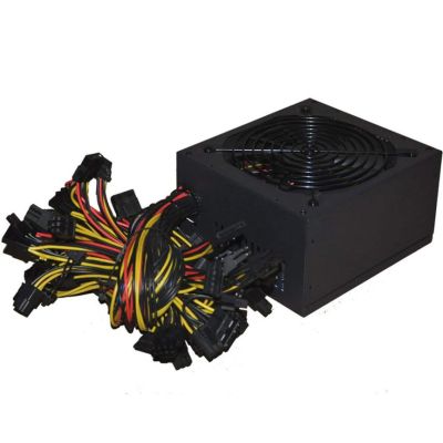 COYEN 1800W ATX Modular Mining PC Power Supply Supports 6 Graphics Card 160-240V