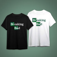 เสื้อยืดคอกลม สกรีนลาย BREAKING BAD แขนสั้น  ผ้า COTTON 100%