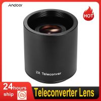 Andoer 2X Teleconverter Lens Manual Focus Converter Lens for 650-1300mm 500mm 420-800mm Camera T-mount Lenses