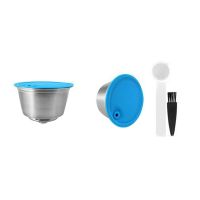 Refillable Coffee Capsule, Stainless Coffee Capsule Filter Cup Reusable Coffee Capsule for Dolce Gusto Fragrant Coffee