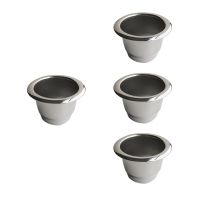 12Pcs for Nespresso Stainless Steel Refillable Coffee Capsule Coffee Filter Reusable Coffee Pod Reusable Cafe Machine