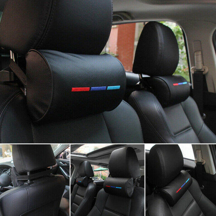 hot-car-seat-head-คอหมอนป้องกัน-pu-หนัง-auto-headrest-support-rest-traveling-headrest-คอสนับสนุนเบาะ-accessories