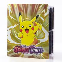 【LZ】✹☼  240Pcs Pokemon Cartões Álbum Anime Livro Mapa Carta Pikachu Mewtwo Binder Coleção Pasta Cartão Titular Protetor Presente Toy