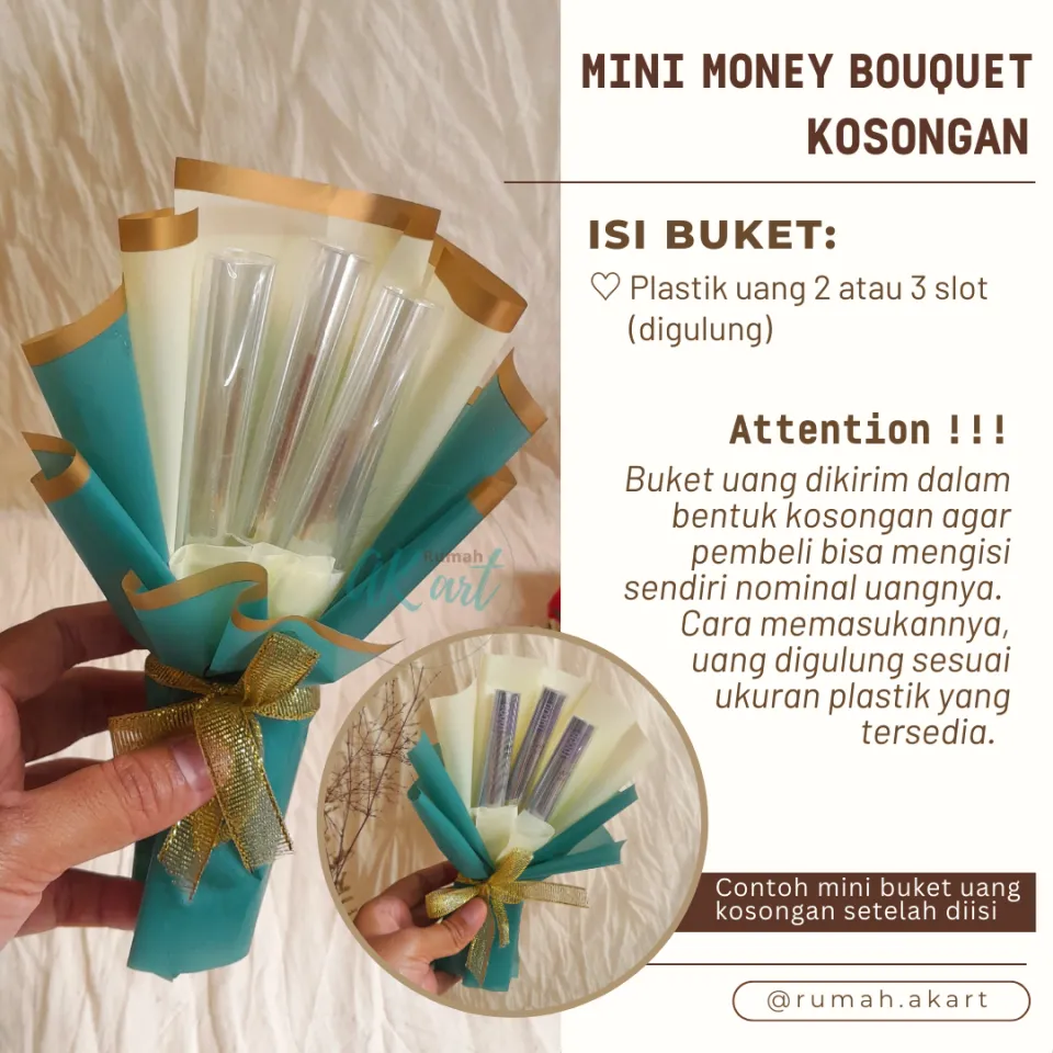 DIY Money Bouquet I Cara Membuat Buket Uang