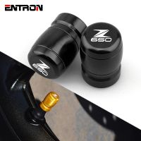 ✣ Logo Z650 Tire Valve Air Port Stem Cover For KAWASAKI Z 650 Z650 2017 2018 2019 2020 CNC Tyre Caps Plug Motorcycle Accessories