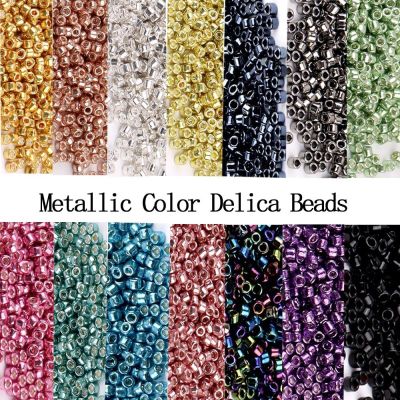 【YF】 metálico colorido contas de vidro talão para fazer jóias DIY artesanato colar pulseira acessórios atacado 2mm 10g 720pcs