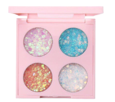 CDE050(ใหม่/แท้) cde 4-color sequin eyeshadow cream เจลกากเพชรทาตา กลิตเตอร์วิ้งดาว 4 สี