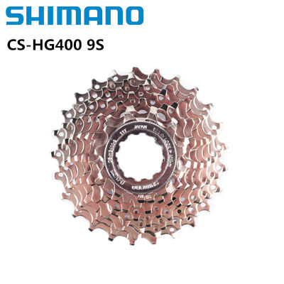 Shimano เทป CS-HG400-9 HG400 9 S 11-25T 11-32T 11-34T 11-36T MTB 9 Speed ล้อฟรีวีลจักรยาน