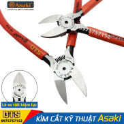 Kìm cắt vát kỹ thuật Asaki JAPAN 6 in AK-8148, 5 in AK-8147, thép CR