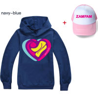 ZAMFAM ผ้าฝ้าย100% ฤดูใบไม้ผลิและฤดูใบไม้ร่วงเสื้อกันหนาวหมวกสำหรับหนุ่มๆสาวๆเสื้อกันหนาวคลุมด้วยผ้า2-9ปีเสื้อผ้าเด็กกีฬาเด็กแขนยาว