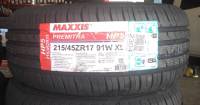 Maxxis 215/45R17 ขอบ 17 HP5 ยางรถยนต์ปี2023 ( 1 เส้น) แถมจุกลมยาง 1 อัน