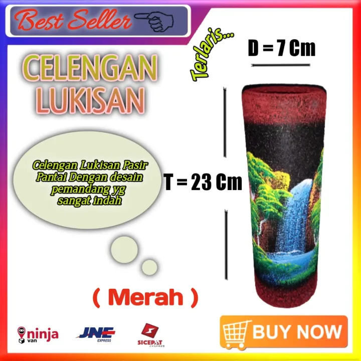 Celengan Lukisan Viral Celengan Anak Unik dan Lucu Warna Merah Celengan