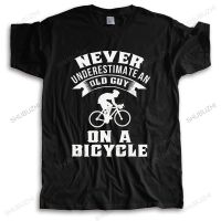 Funny Tshirt Men Cotton Black Never Underestimate An Crew Neck Teeshirt For Him