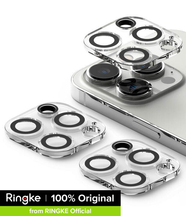 Ringke Tempered Camera Glass (3 Pack) for iPhone 14 Pro / 14 Pro Max
