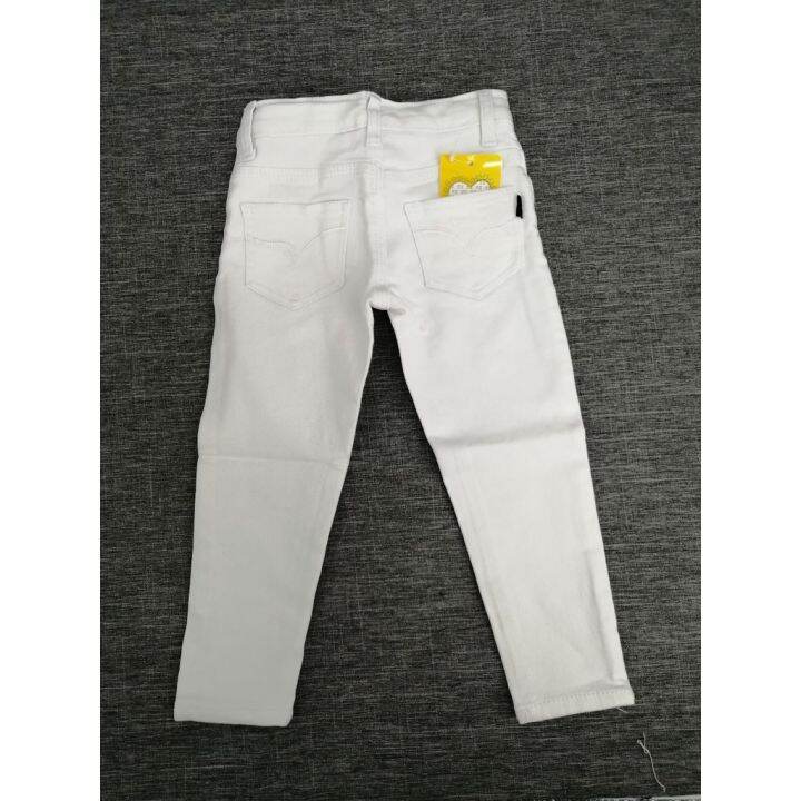FASHION WHITE PANTS KIDS 36706(botton may kalawang) Lazada PH