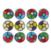 12Pcs Foam Pressure Ball Exercise Soft Elastic Stress Reliever Ball Kid Small Ball Toy Adult Massage Toy