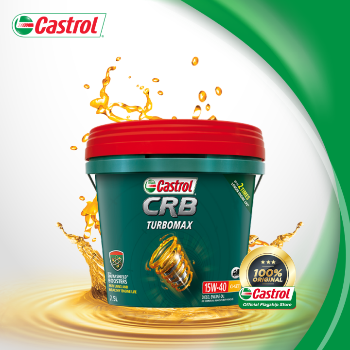 Castrol Crb Turbomax 15w 40 Ci4e7 Diesel Engine Oil 75l Lazada