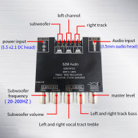 TPA3116 MT21 2.1ช่องบลูทูธ5.0ซับวูฟเฟอร์เครื่องขยายเสียง50WX2 100W เครื่องขยายเสียงสเตอริโอเบสแอมป์ AUX