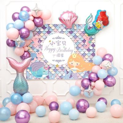 [COD] Theme Birthday Decoration Scene Arrangement Baby Children Year Poster Border