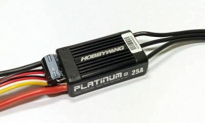 สปีดคอนโทรล BEC Hobbywing Platinum 25A V4 รองรับ 3-6S  (สินค้าส่งจากกรุงเทพ)